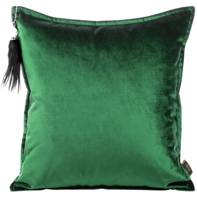 Poszewka EUROFIRANY Royal 5 45 x 45 cm Ciemnozielony