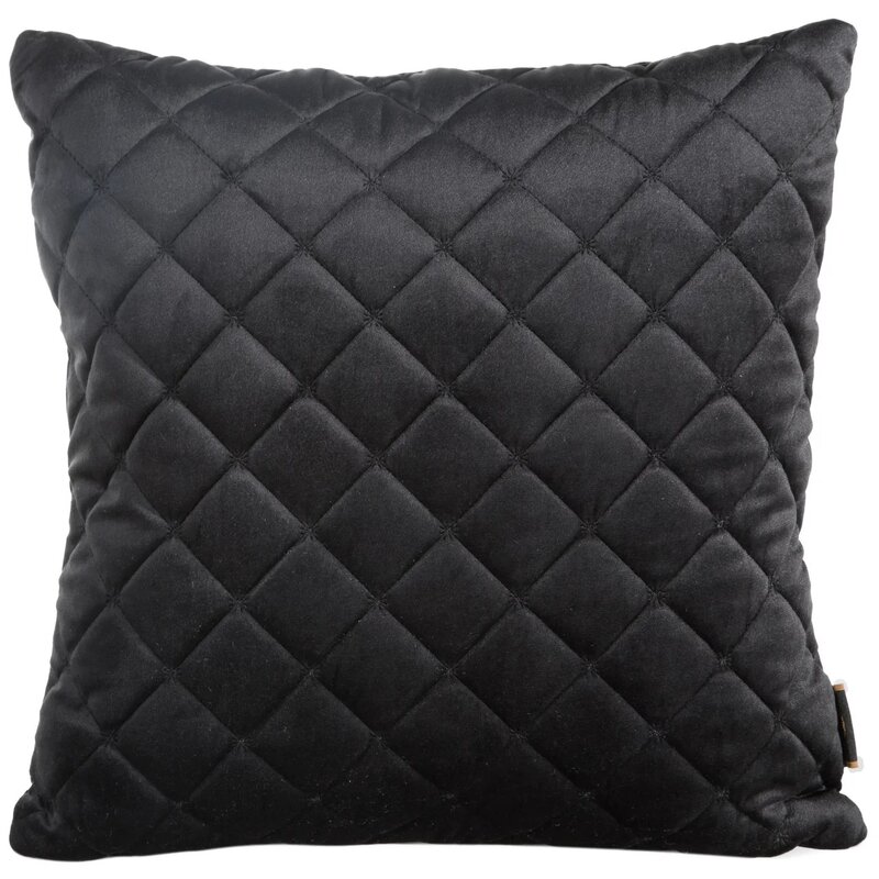 Poszewka EUROFIRANY Ria 1 45 x 45 cm Czarny