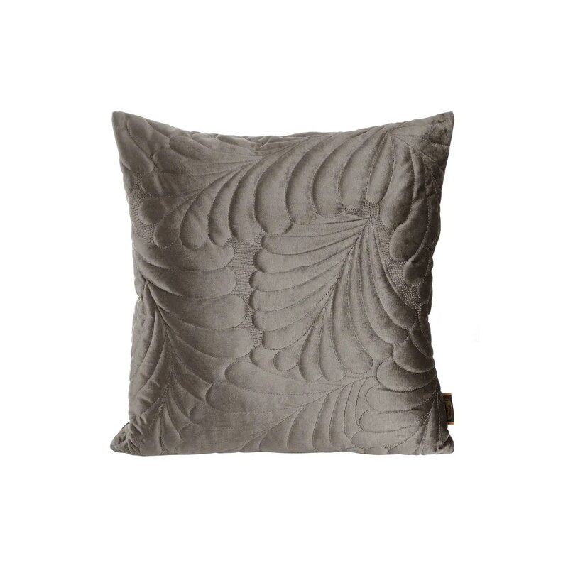 Poszewka EUROFIRANY Ria4 378879 45X45 cm Ciemnobeżowy