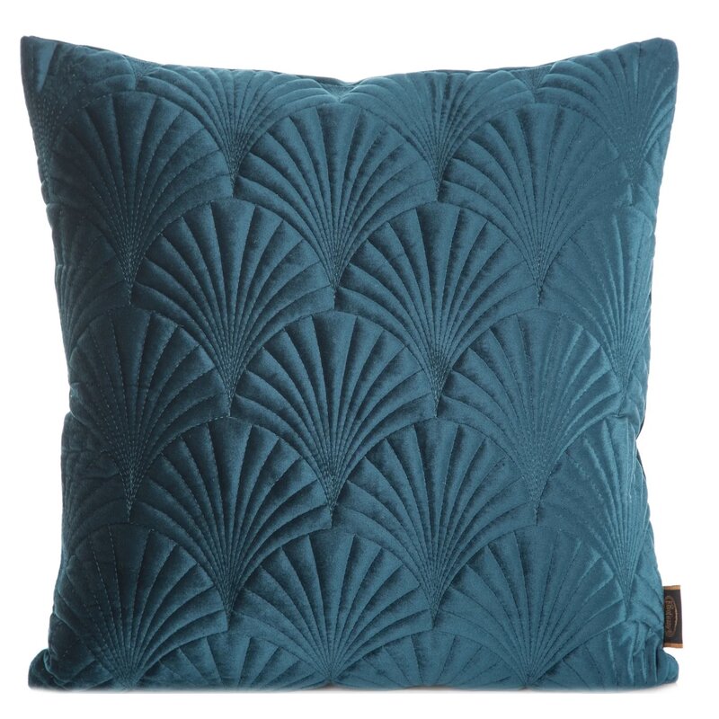 Poszewka EUROFIRANY Ria 2 378847 45 x 45 cm Ciemnoturkusowy