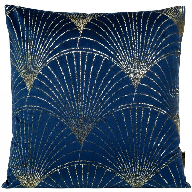 Poszewka EUROFIRANY Blink 21 45 x 45 cm Granatowy