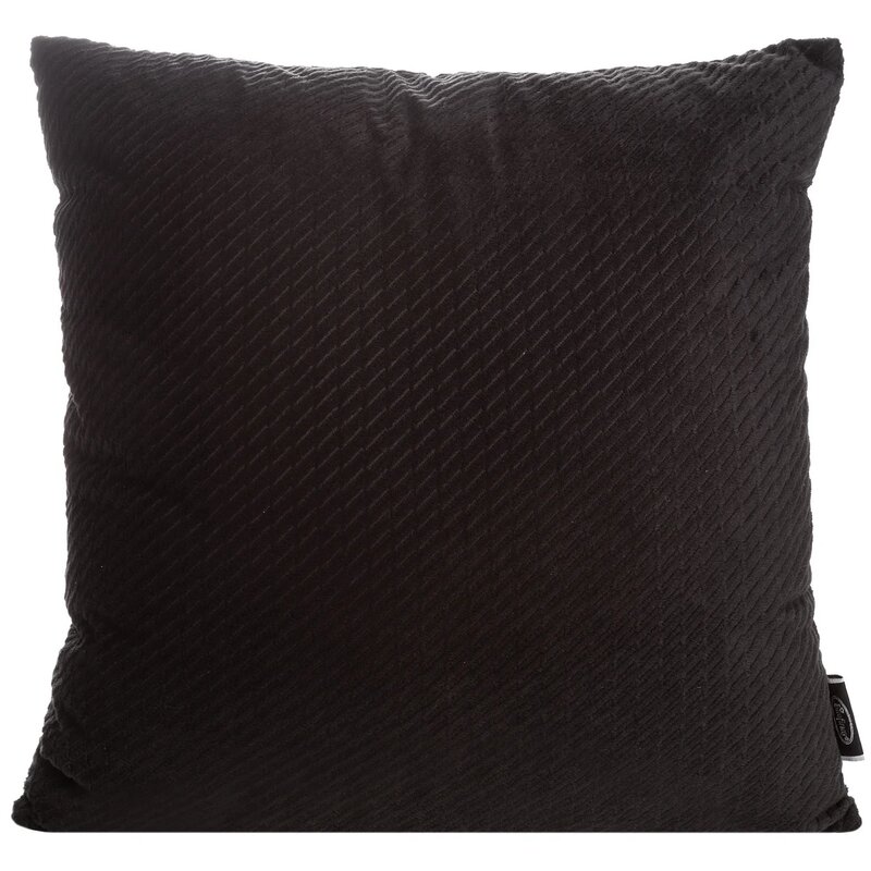 Poszewka EUROFIRANY Eliza 40 x 40 cm Czarny