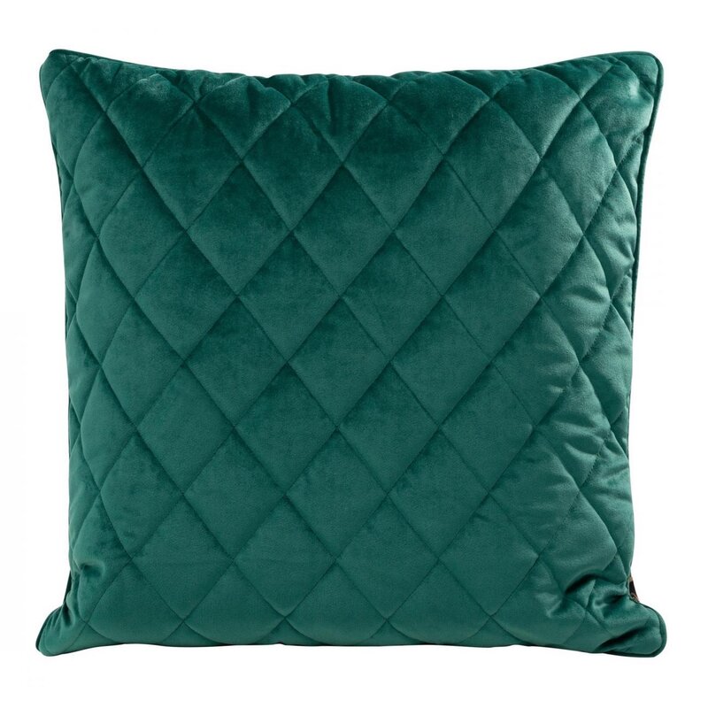 Poszewka EUROFIRANY Velvet 27 45 x 45 cm Ciemnoturkusowy