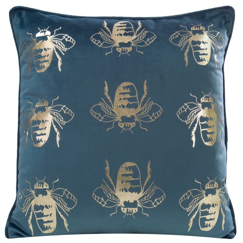 Poszewka EUROFIRANY Blink 15 45 x 45 cm Niebieski