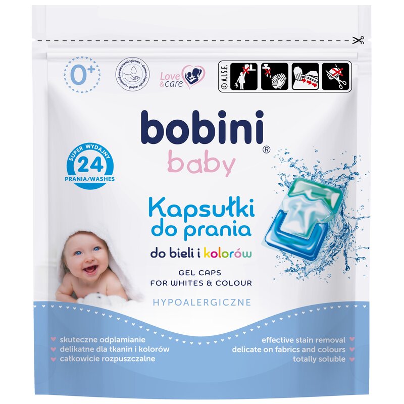 Kapsułki do prania BOBINI Baby - 24 szt.