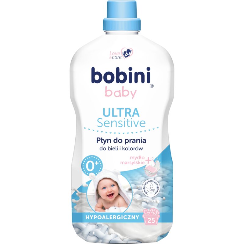 Płyn do prania BOBINI Baby 1800 ml Uniwersalny dla niemowląt