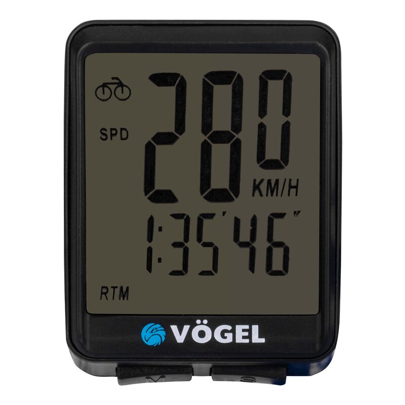 Licznik rowerowy VÖGEL VL2B Podświetlany