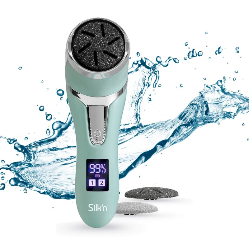Pilnik elektryczny do stóp SILK'N FreshPedi Zielony