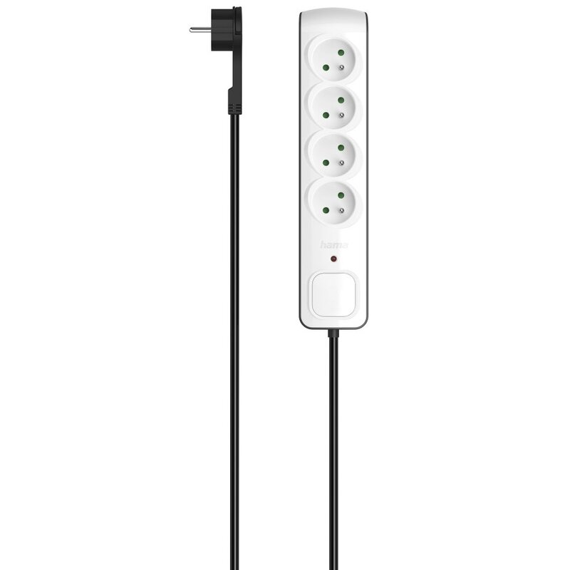 Hama Listwa przeciwprzepięciowa premium - 4 gniazda, 1,5m