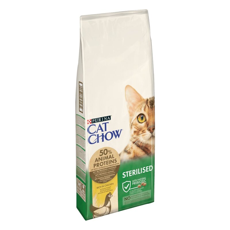 PURINA CAT CHOW Sterilized - sucha karma dla kota - 1,5 kg
