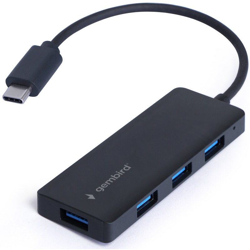 Hub GEMBIRD UHB-CM-U3P4-02 USB Typu C, Pasywny