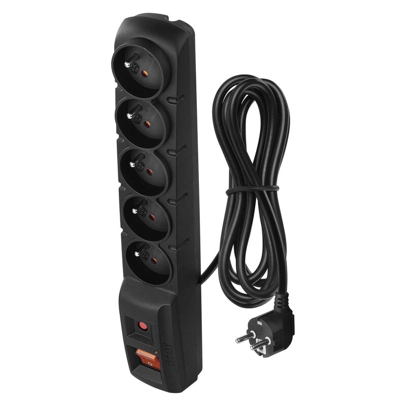 Listwa EMOS P53872 (3 m) Czarny