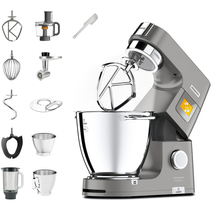 Robot planetarny KENWOOD Titanium Chef Patissier XL KWL90.594SI Srebrny
