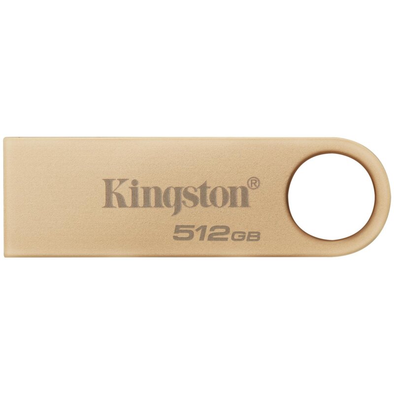 Pendrive KINGSTON DataTraveler SE9 G3 512GB, USB 3.2 Gen. 1 (USB 3.0), Odczyt 220 Mb/s, Zapis 100 Mb/s Złoty