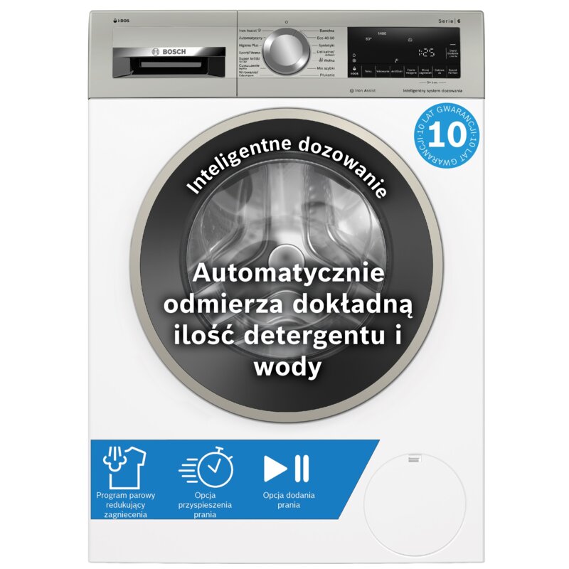 Pralka BOSCH Serie 6 WGG244F8PL 9kg 58.8cm 1400obr
