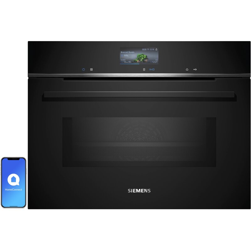 Siemens iQ700 CM736G1B1 Termoobieg AirFry Zdalne sterowanie Czarny