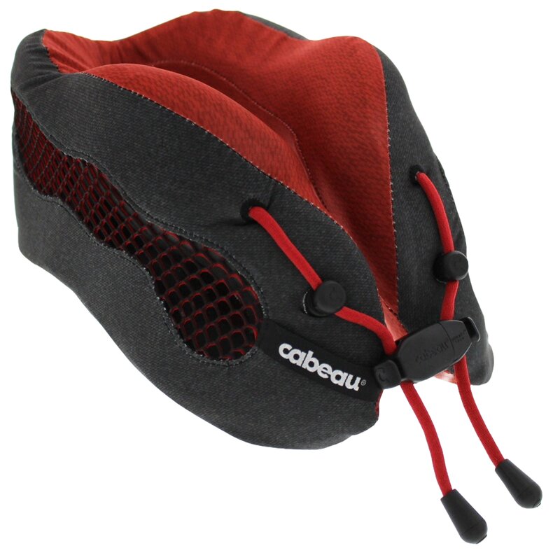 Poduszka podróżna CABEAU Evolution Cool TPEC2825 Czarno-czerwony