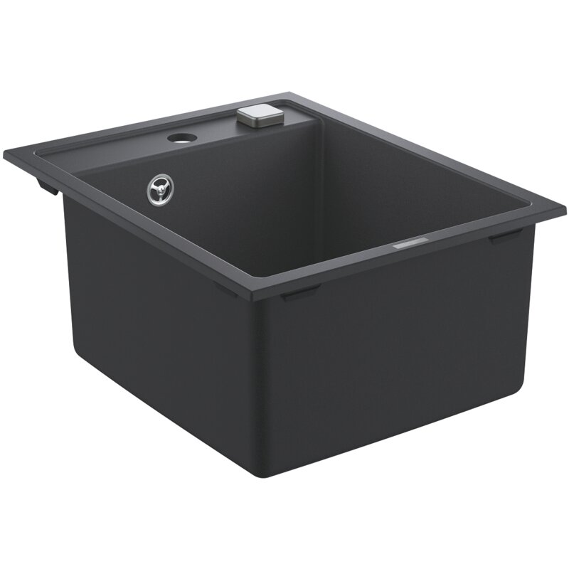 Zlewozmywak jednokomorowy GROHE K700 31650AP0 Czarny granit 40x50