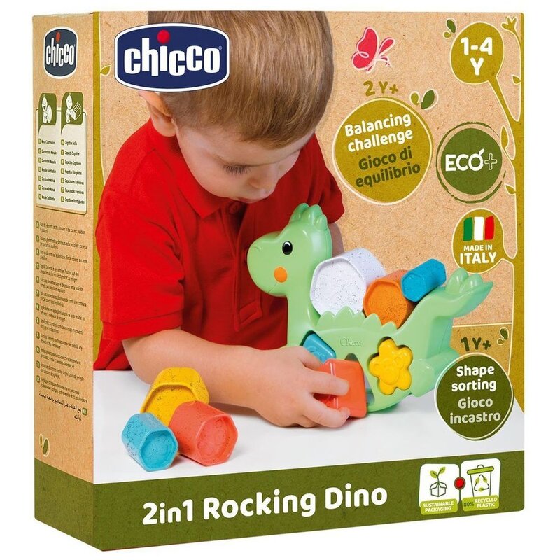 Zabawka edukacyjna CHICCO Eco+ Sorter układanka Dino 00010499100000
