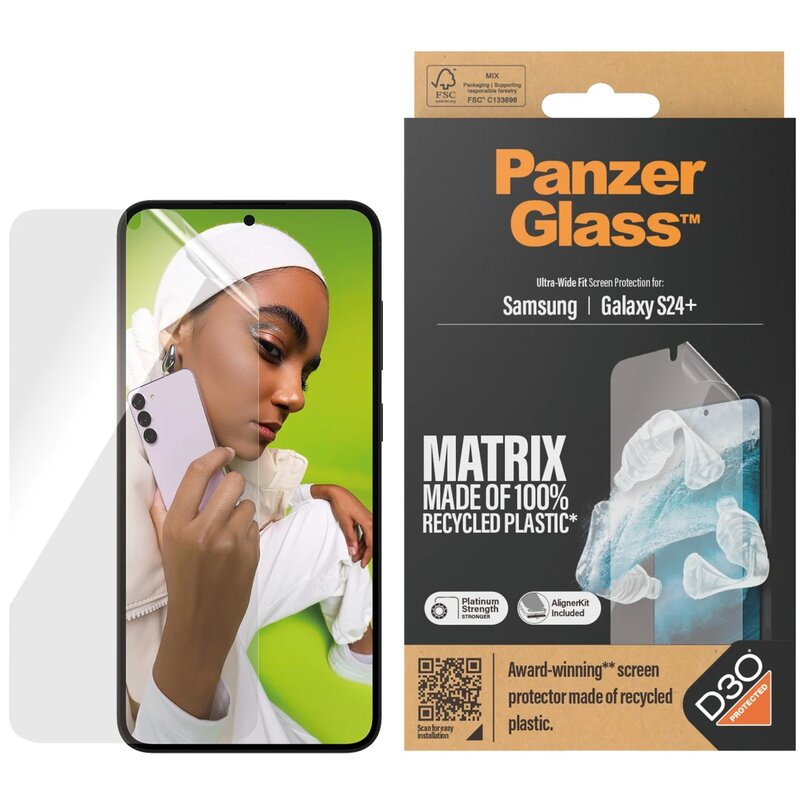 PanzerGlass Ultra-Wide Fit do Samsung Galaxy S24+