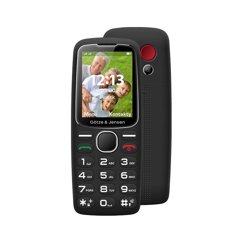 Telefon GÖTZE & JENSEN GFE303 Czarny