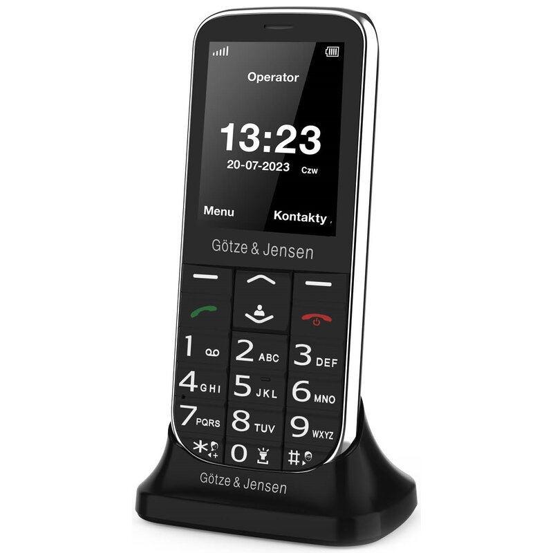 Telefon GÖTZE & JENSEN GFE39 Czarny