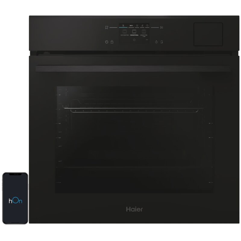 Haier ID Seria 4 H6 ID48C5SYTB Funkcje AI Termoobieg Termosonda Zdalne sterowanie Czarny