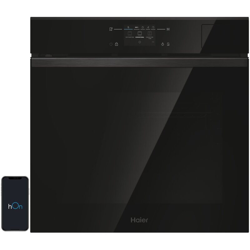 Haier H6 ID68C5SYTB Steam Plus Termoobieg Termosonda Zdalne sterowanie Czarny