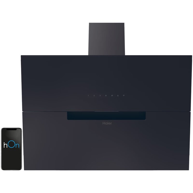 Okap HAIER HADG9CBS4BWIFI Czarny 974m3/h 61dB klasa A++