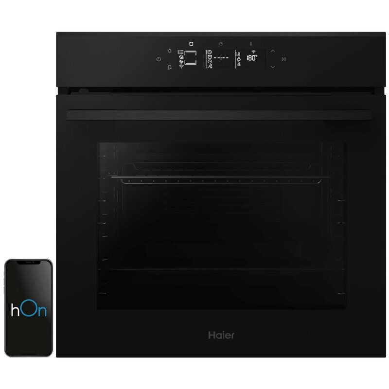 Haier ID Series 4 H6 ID46G3HTB Termoobieg Zdalne sterowanie Czarny