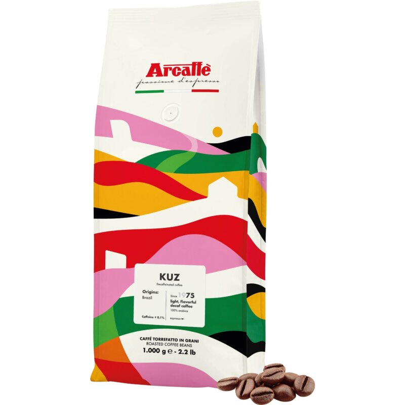 Kawa ziarnista ARCAFFE Kuz Bezkofeinowa Arabica 1 kg