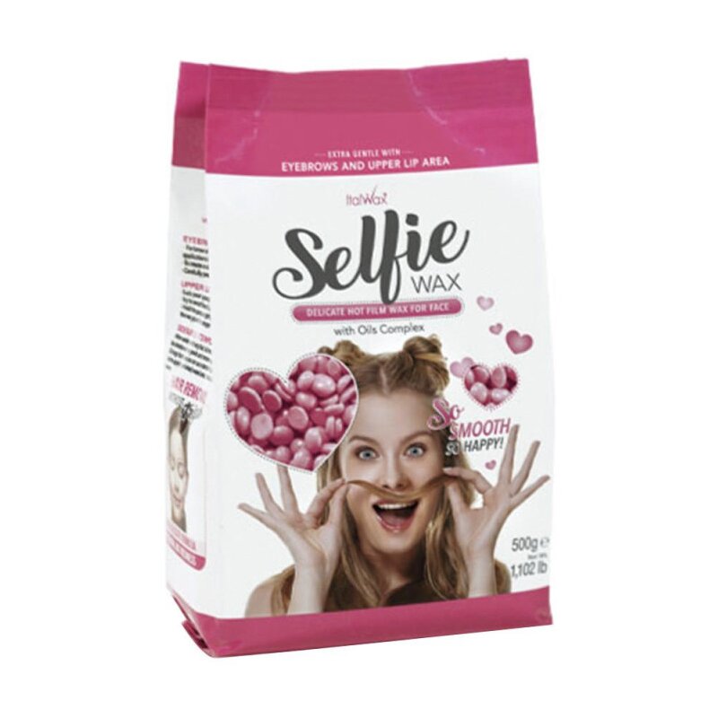 Wosk do depilacji twarzy ITALWAX Selfie Wax 500 g bezpaskowy