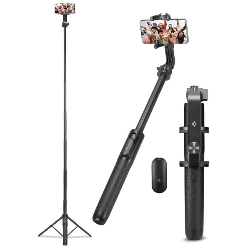 Uchwyt selfie SPIGEN S560W Bluetooth Tripod Czarny