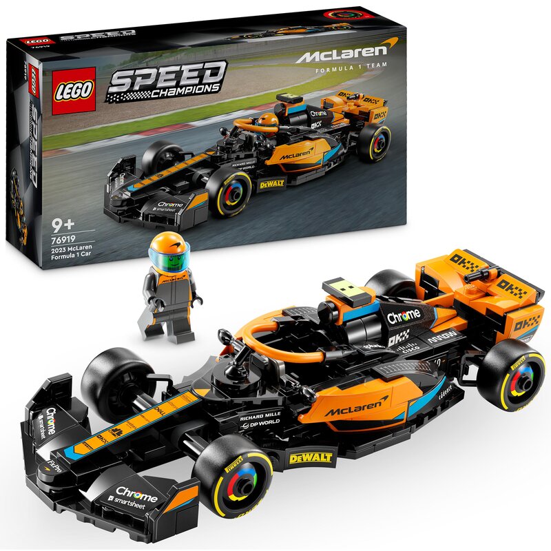 LEGO 76919 Speed Champions Samochód wyścigowy McLaren F1 wersja 2023