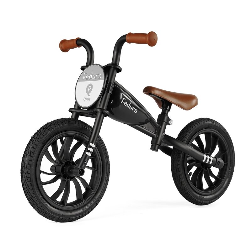 Rowerek biegowy QPLAY Feduro Czarny