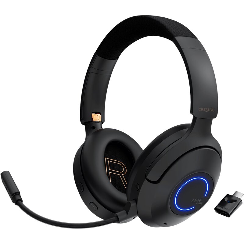 Słuchawki CREATIVE Zen Hybrid Pro Classic Bezprzewodowe, Nauszne, Dźwięk przestrzenny