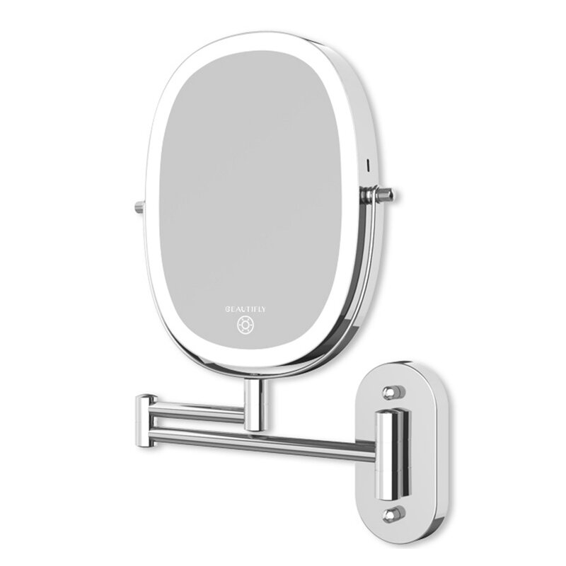 Lusterko kosmetyczne BEAUTIFLY Dual Side 7x podświetlane