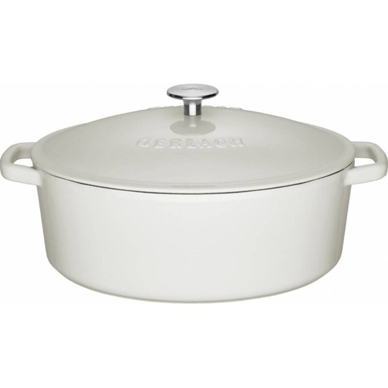 Brytfanna żeliwna GERLACH Natur Iron Biały 5.5L