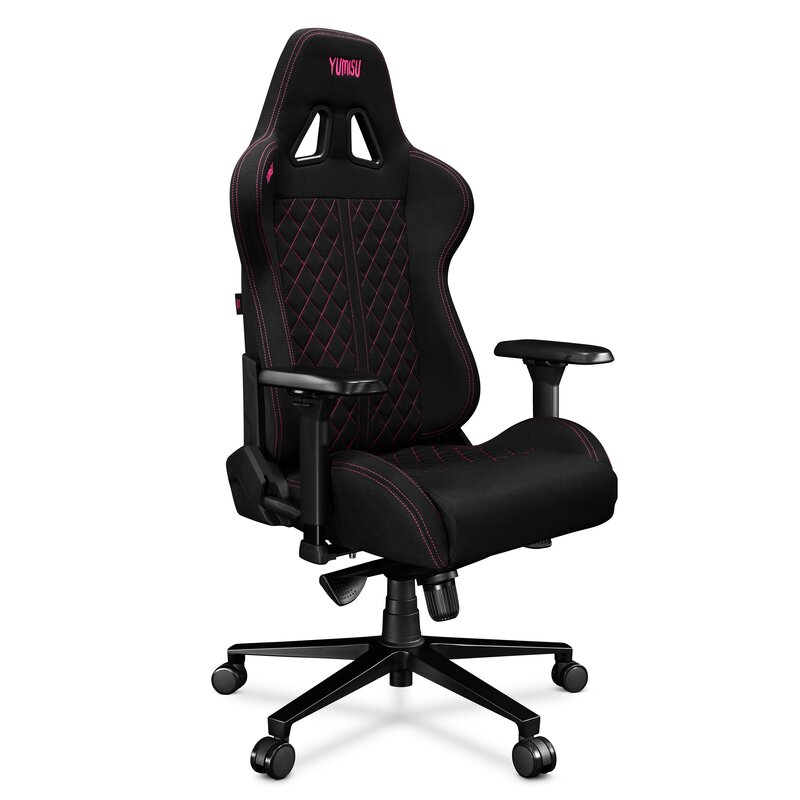 Fotel gamingowy YUMISU 2050 Magnetic Czarno-różowy