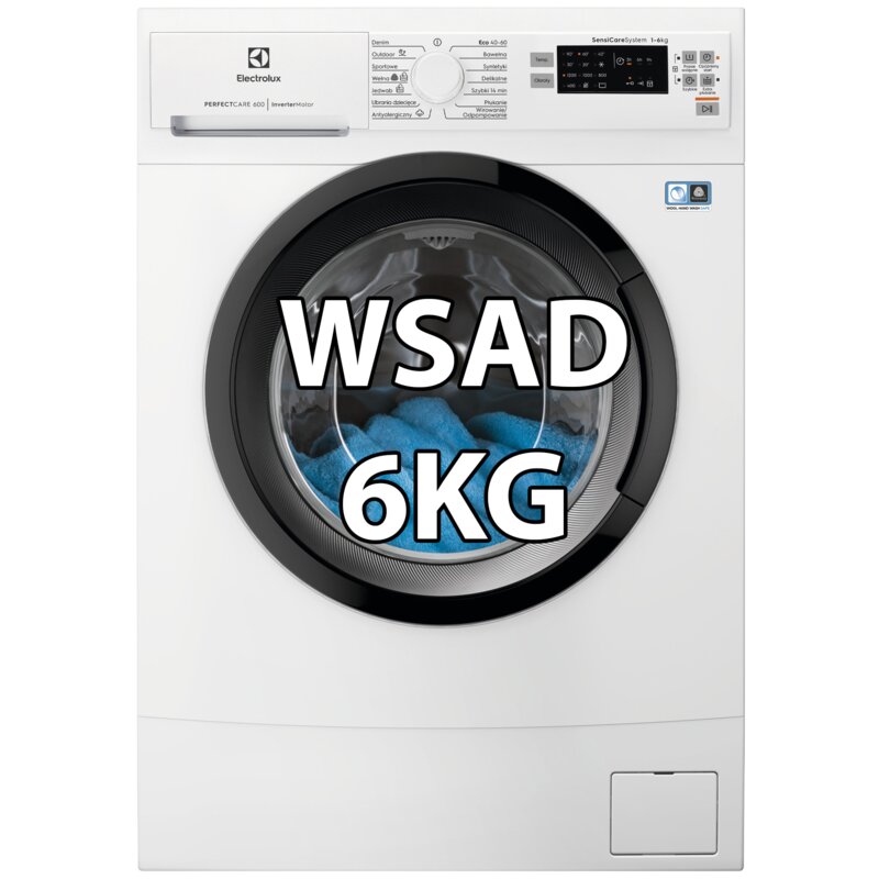 Pralka ELECTROLUX 600 SensiCare EW6SM526BP 6kg Slim 41.1cm 1200obr