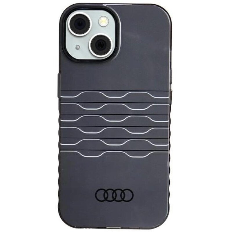 Etui AUDI IML MagSafe do Apple iPhone 13/14/15 Czarny