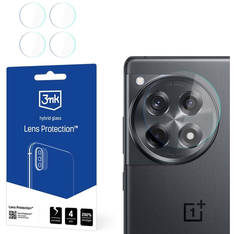 Szkło hybrydowe na obiektyw 3MK Lens Protection do OnePlus 12R