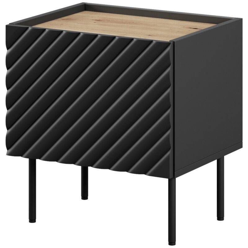 Szafka nocna ONDA 2szt. 50x40x54 czarny