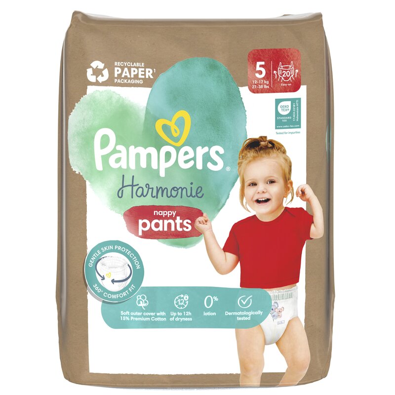 Pieluchomajtki PAMPERS Harmonie Baby 5 (20 szt.)