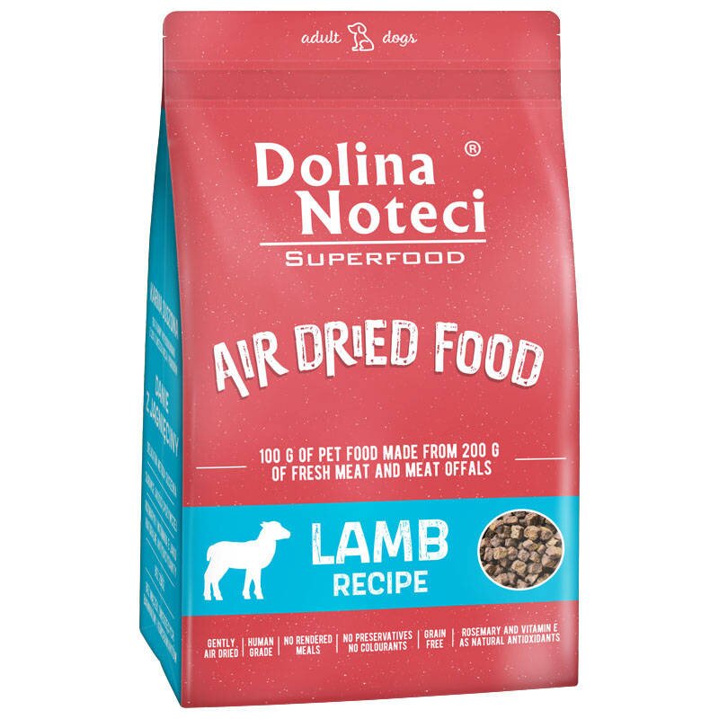 Karma dla psa suszona DOLINA NOTECI Superfood z jagnięciny 5kg