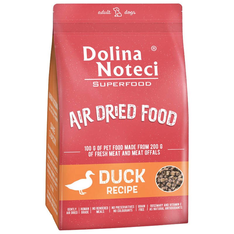 Karma dla psa suszona DOLINA NOTECI Superfood z kaczki 5 kg