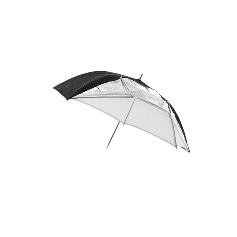 Parasolka fotograficzna rozpraszająca MASSA 2w1, 85 cm Biała + Dyfuzor Srebrny