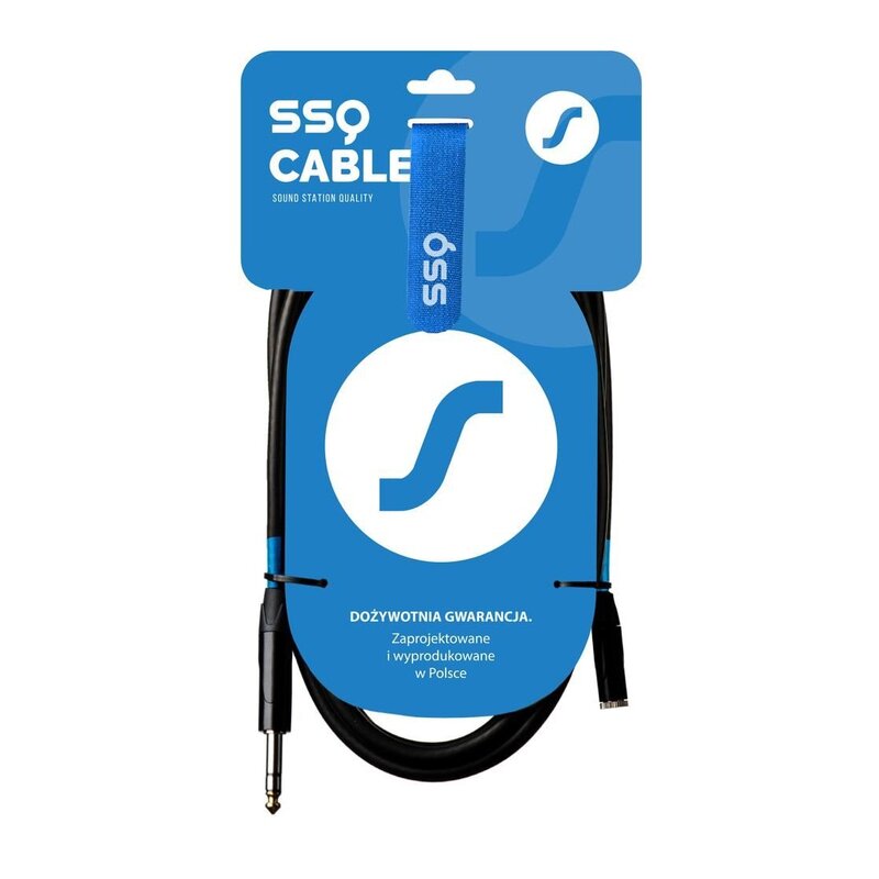 SSQ JSG5 - Jack stereo 6,3 / Gniazdo jack stereo 3,5
