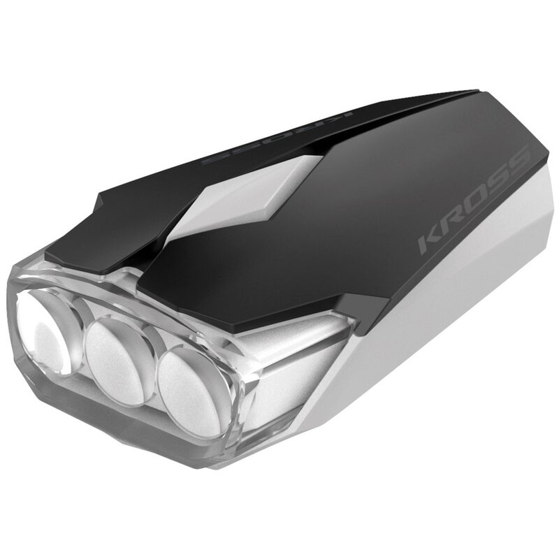 Lampka rowerowa KROSS Lumi II Szary
