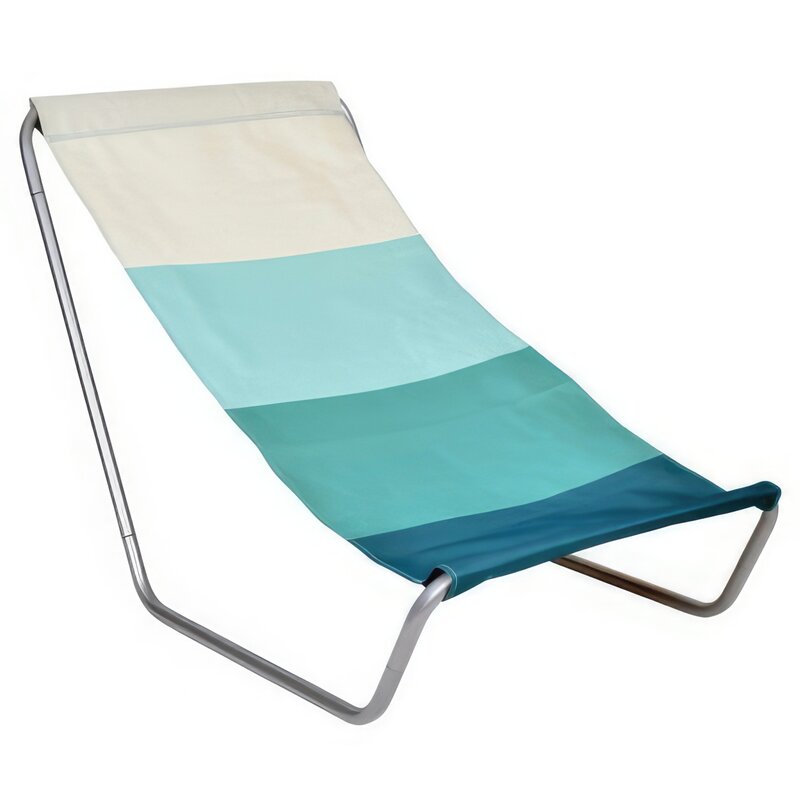 Leżak OUTDORIUM Olek Niebieski pasy